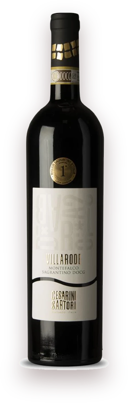 Garrafa de Villarode Montefalco Sagrantino DOCG
