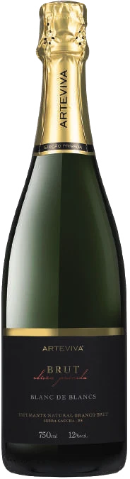 Garrafa do ArteViva Blanc de Blancs, Edição Privada
