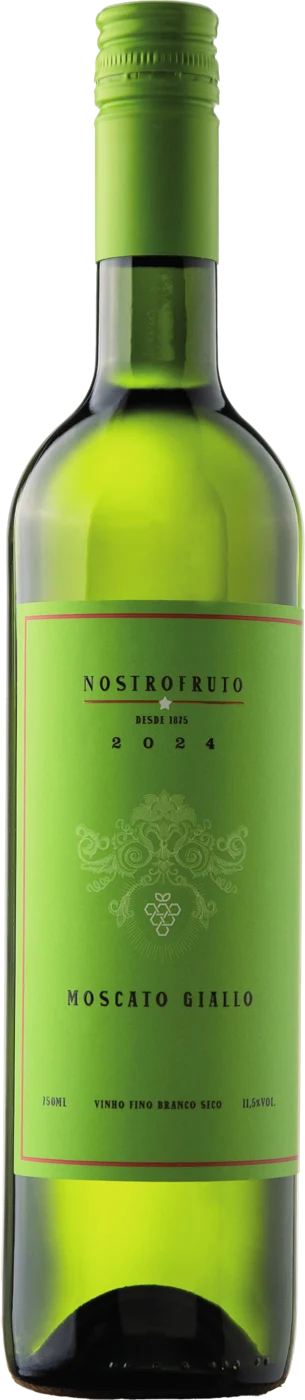 Garrafa do NostroFruto Moscato Giallo 2024, Varietais