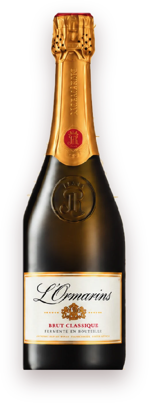 Garrafa do L'Ormarins Brut Classique NV (safra-base 2023), L'Ormarins